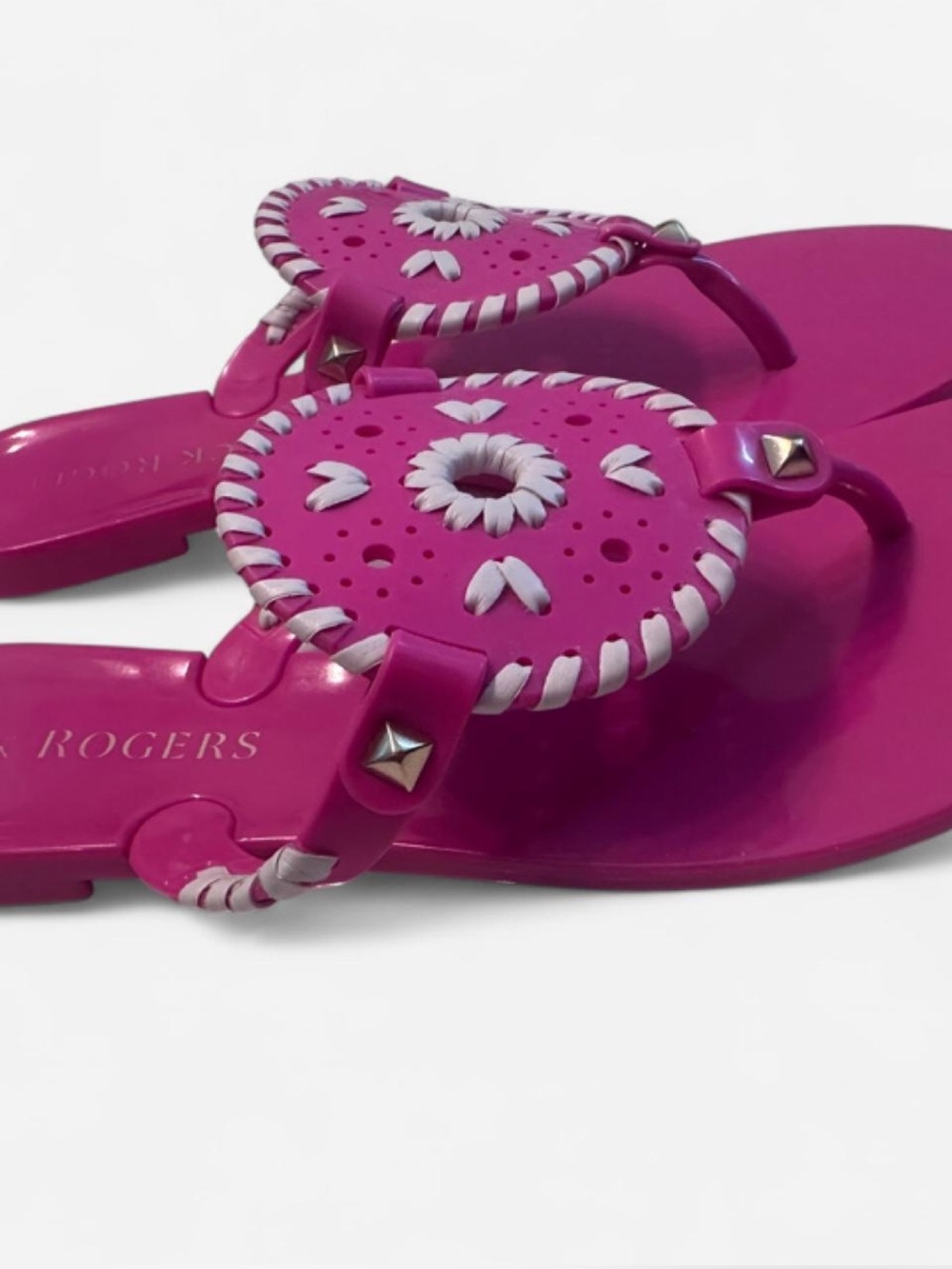Jack Rogers Georgica Jelly Sandals - Pink - Picture 2 of 5
